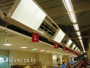 CCFL 램프 적용된 라이트패널을 여러개 설치할 경우, 개당 흐르는 누설전류는?