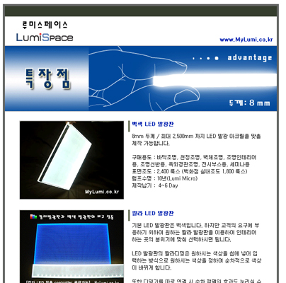 LED발광판 요약서
