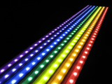 무지개 색별로 제작된 LED Bar
