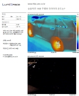 승용차로 10분 주행후 타이어 휠의 온도는?